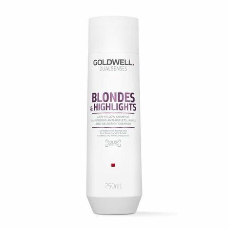 Goldwell DualSenses Blondes & Highlights, Kollasust Vähendav Šampoon Blondidele Juustele